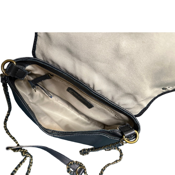 Women's Black AMERICAN Leather Co. Crossbody Bag One Size - Picture 9 of 9